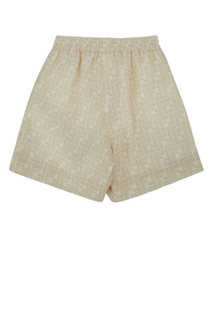 BERMUDA FF SHADOW PRIN LINEN FENDI KIDS (JUF180AY8C)