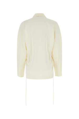 Ivory satin shirt Beige KIKO KOSTADINOV (KKWSS23SH0130)