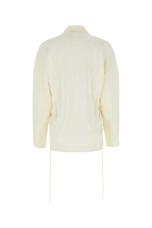 Ivory satin shirt Beige KIKO KOSTADINOV (KKWSS23SH0130)