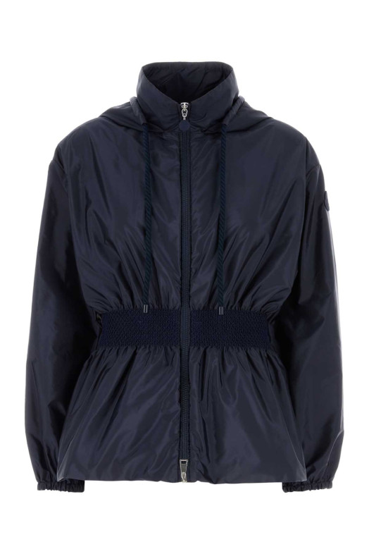 Navy blue nylon Liriope jacket Blue MONCLER (L10931A00158539ZD)