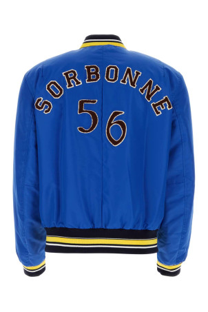Electric blue nylon Sorbonne 56 bomber jacket Blue WALES BONNER (MA23JA12NY01500)