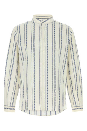 Embroidered stretch cotton shirt BRUNELLO CUCINELLI (MA6870625)