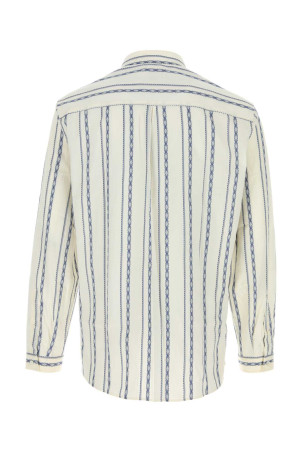Embroidered stretch cotton shirt BRUNELLO CUCINELLI (MA6870625)