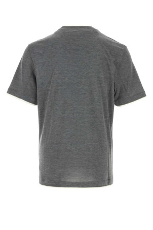 Dark grey jersey t-shirt BRUNELLO CUCINELLI (MD8217427)