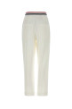 White cotton blend joggers BRUNELLO CUCINELLI (MG927P9194)
