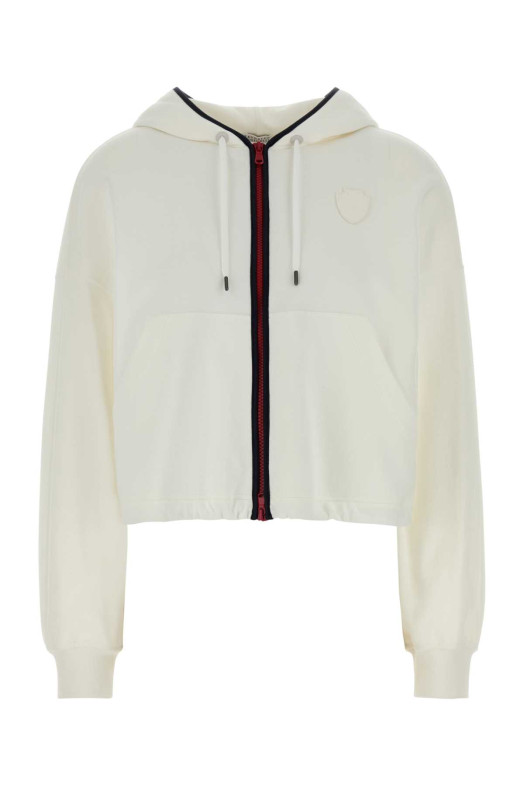 White piquet sweatshirt BRUNELLO CUCINELLI (MG927VT306)