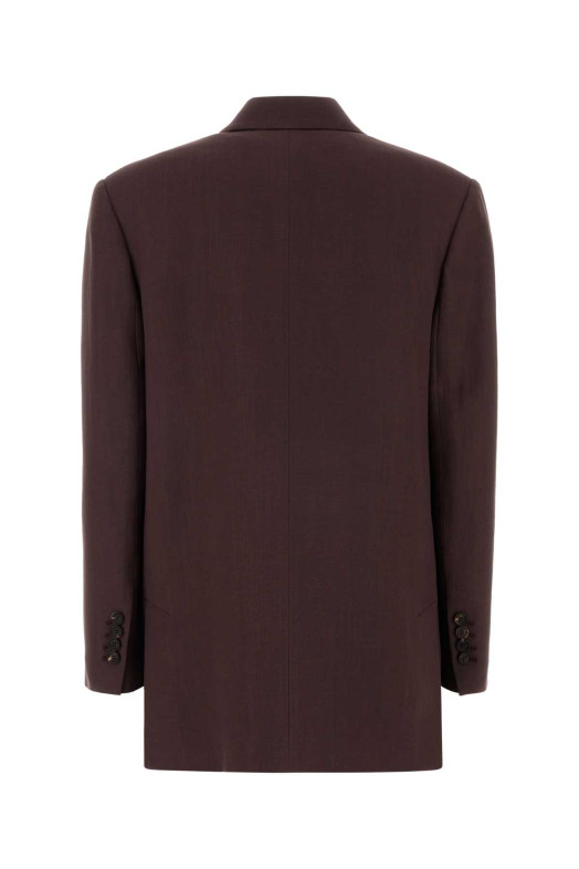Aubergine viscose blend blazer BRUNELLO CUCINELLI (MH1267291)