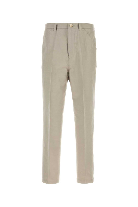 Grey cotton blend pant BRUNELLO CUCINELLI (MH262H0660)