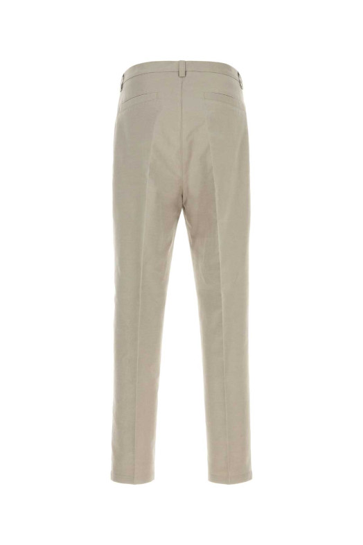Grey cotton blend pant BRUNELLO CUCINELLI (MH262H0660)