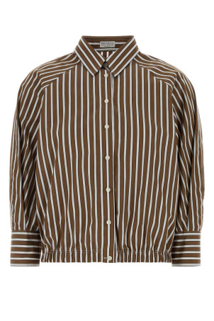 Embroidered poplin shirt BRUNELLO CUCINELLI (MH749NA906)