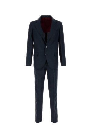 Navy blue silk blend suit BRUNELLO CUCINELLI (MZ403LDTH5)