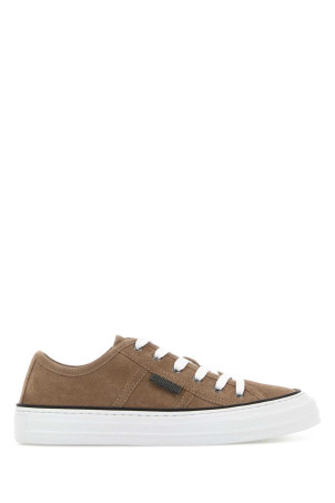 Cappuccino suede sneakers BRUNELLO CUCINELLI (MZSFG3221)