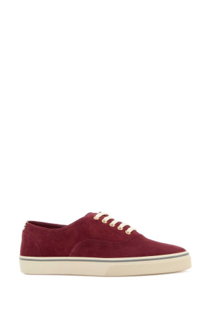 Tyrian purple suede sneakers BRUNELLO CUCINELLI (MZUPIGZ334)