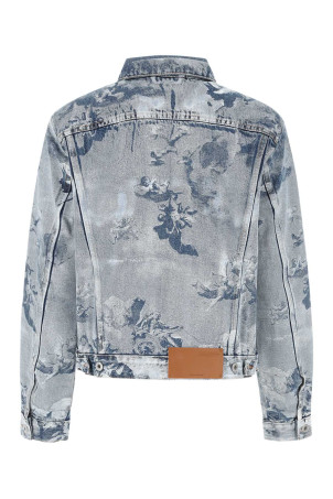 Printed denim jacket OFF WHITE (OWYE027S23DEN003)