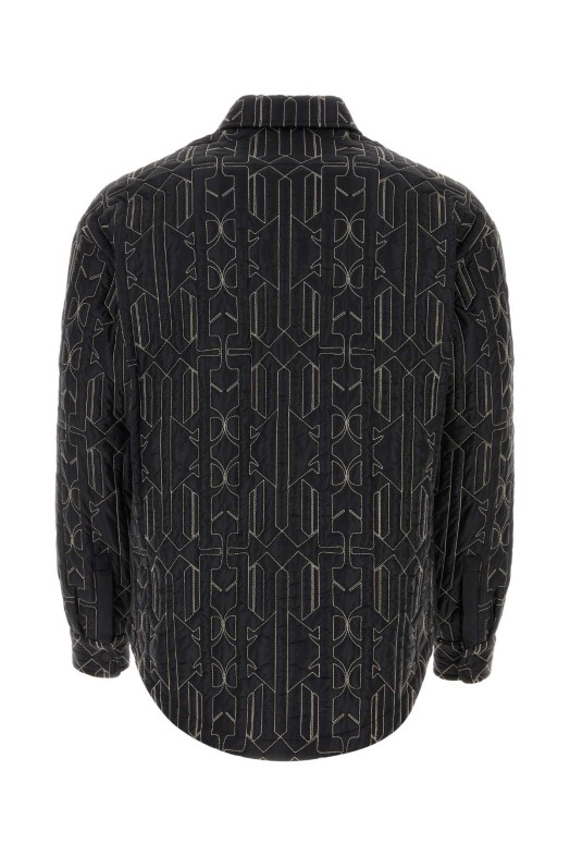 Embroidered nylon padded shirt PALM ANGELS (PMEA251E23FAB001)