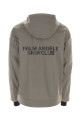Silver polyester ski jacket PALM ANGELS (PMKP003R24FAB001)