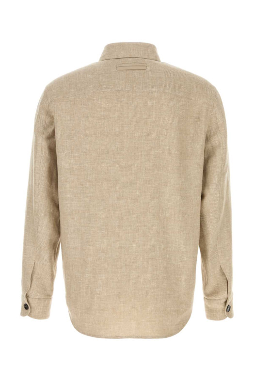 Beige cashmere blend shirt ZEGNA (RUHV75A3SOT52)