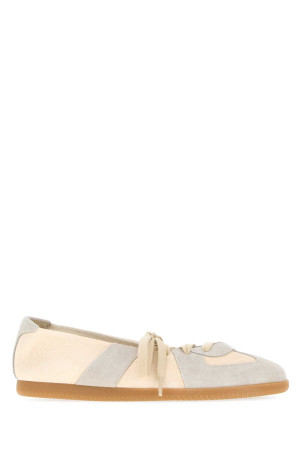 Two-tone leather and suede Replica ballerinas MAISON MARGIELA (S58WS0297P7790)