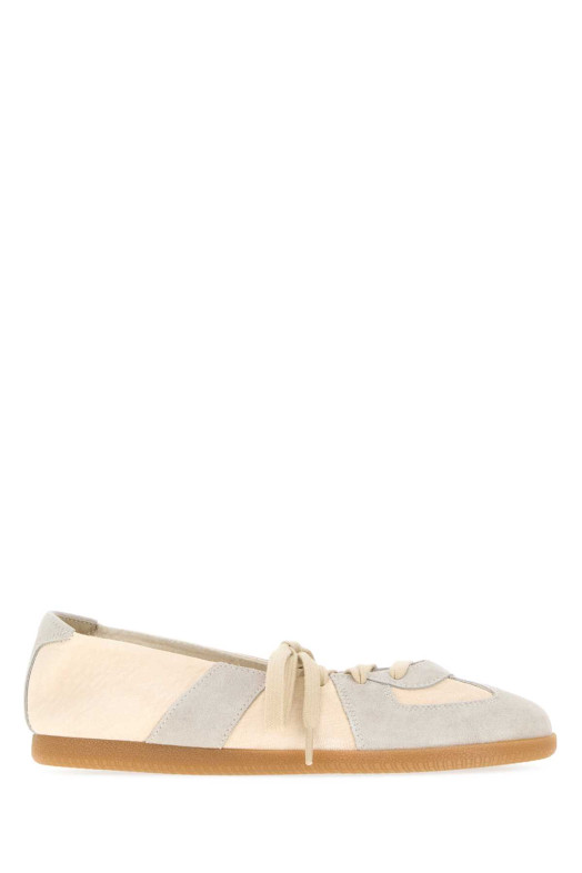 Two-tone leather and suede Replica ballerinas MAISON MARGIELA (S58WS0297P7790)