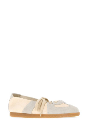 Two-tone leather and suede Replica ballerinas MAISON MARGIELA (S58WS0297P7790)