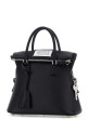 Navy blue leather mini 5AC handbag MAISON MARGIELA (SB1WG0037P5348)