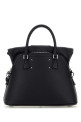 Navy blue leather mini 5AC handbag MAISON MARGIELA (SB1WG0037P5348)