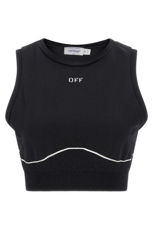 'Off-White™' sports top Black