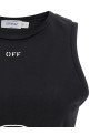 'Off-White™' sports top Black