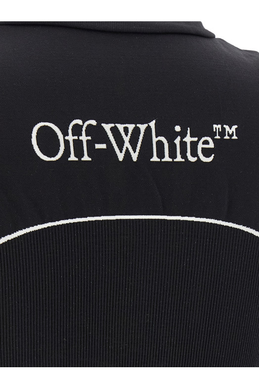 'Off-White™' sports top Black