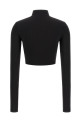 'Off Stamp' crop top Black