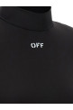 'Off Stamp' crop top Black