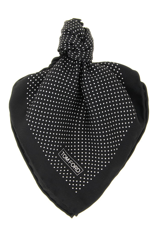 Silk pocket clutch bag Black