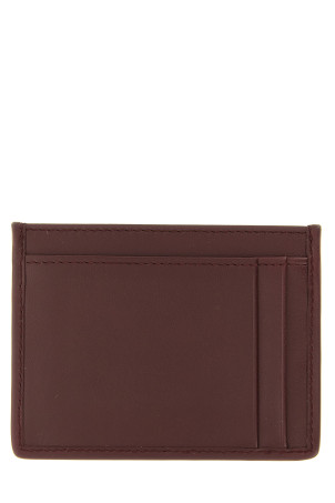 Matelassé nappa cardholder Bordeaux