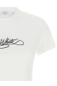 Logo embroidery t-shirt White