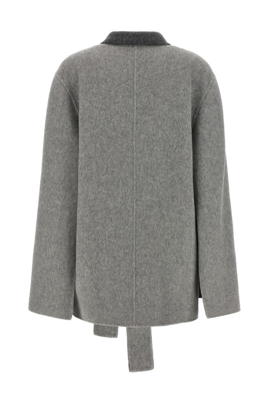 Кардиган с рукавами-накидками, серый ALBERTA FERRETTI A060666572509