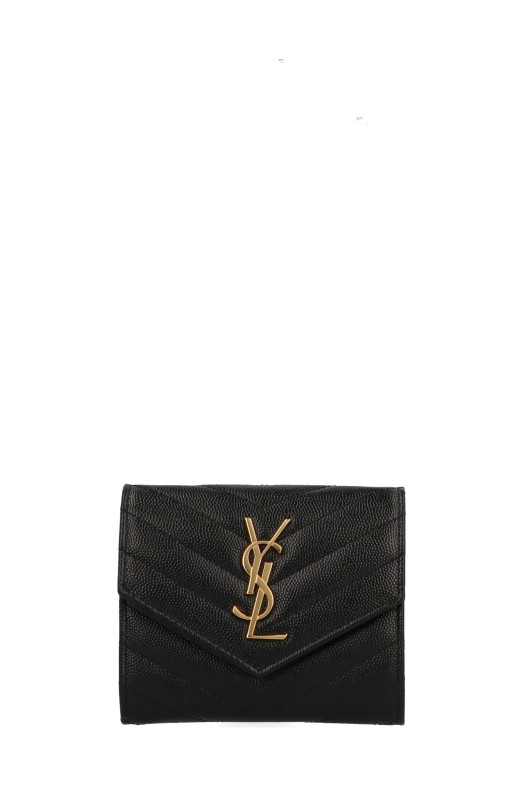 Кошелек «Envelop» черного цвета SAINT LAURENT 403943BOW011000