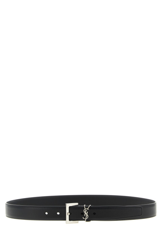 'Monogram’ belt Black