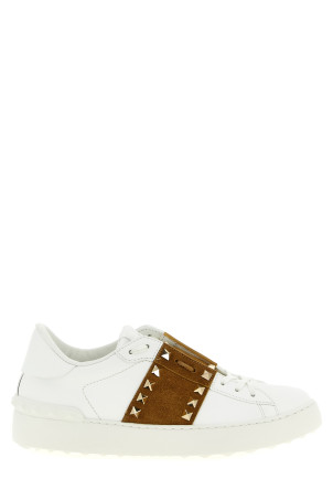Valentino Garavani 'Rockstud Untitled' sneakers Brown