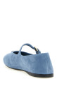Балетки из замши СИНИЕ PRADA 1F793NF005008F0637