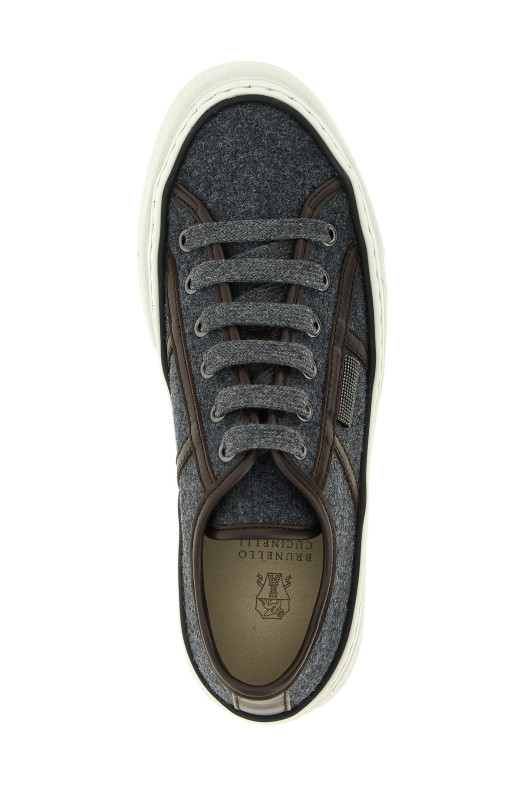 'Shiny Tab' sneakers Gray