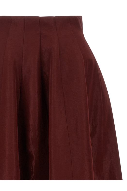 Panel skirt Red