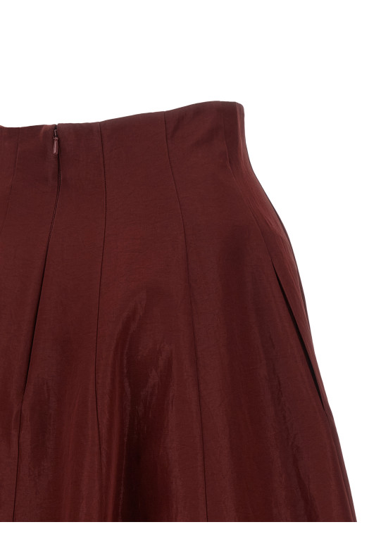 Panel skirt Red