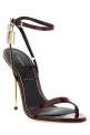 'The Padlock' sandals Bordeaux