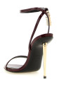 'The Padlock' sandals Bordeaux