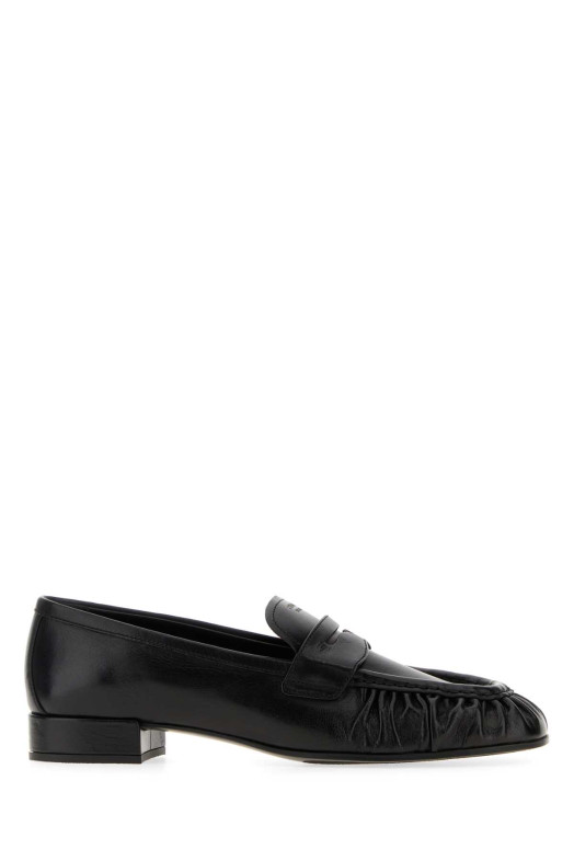 Black leather loafers Black PRADA (1D175OF020007)