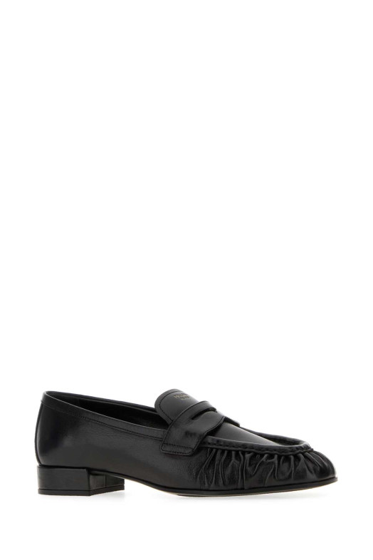 Black leather loafers Black PRADA (1D175OF020007)