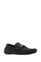 Black leather Driver loafers Black GUCCI (765859AADQ4)