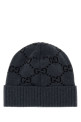 Вышитая кашемировая шапка-бейсболка GUCCI (8113924GABX)