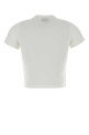 Белая футболка из хлопковой смеси GUCCI (865017XJHT1)