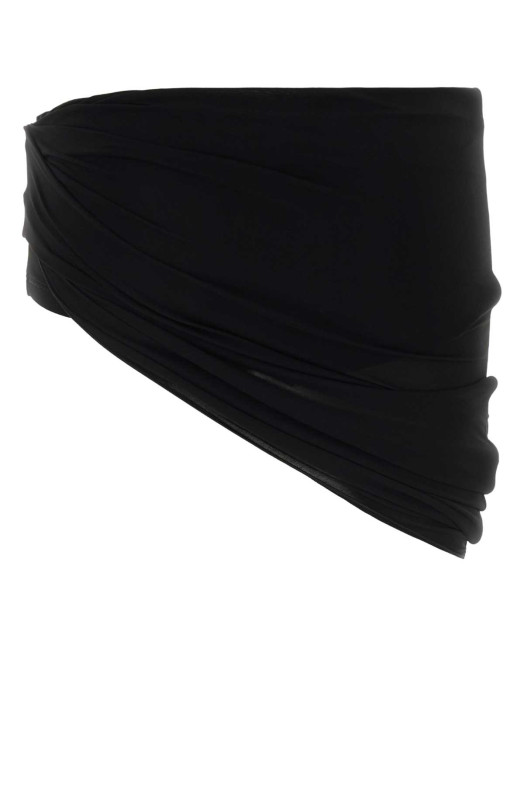 Black stretch jersey mini skirt Black GUCCI (871969XUAPB)